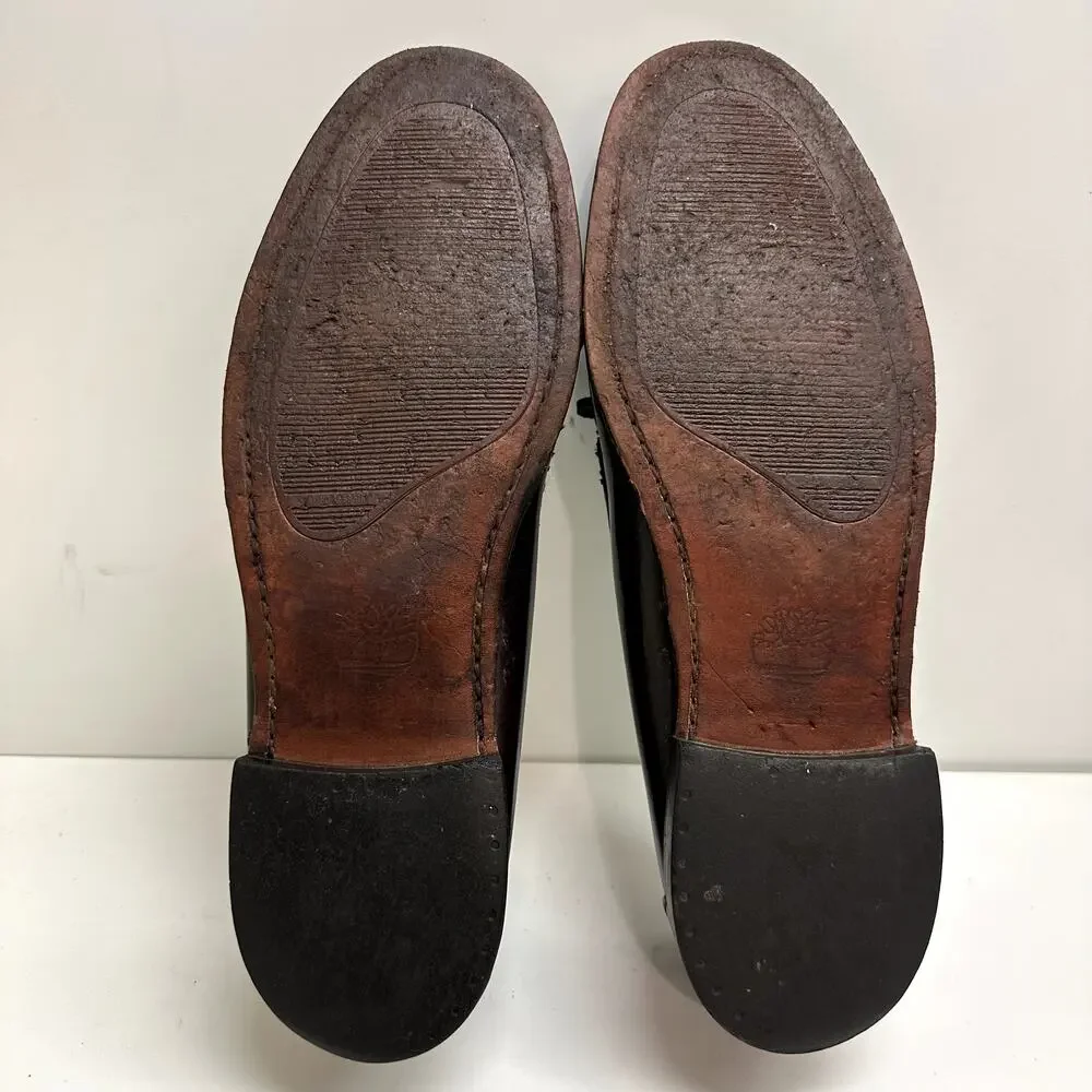 VGUC Vintage Timberland Burgundy Tassel Loafer Kiltie Made in Hampton, NH USA 12